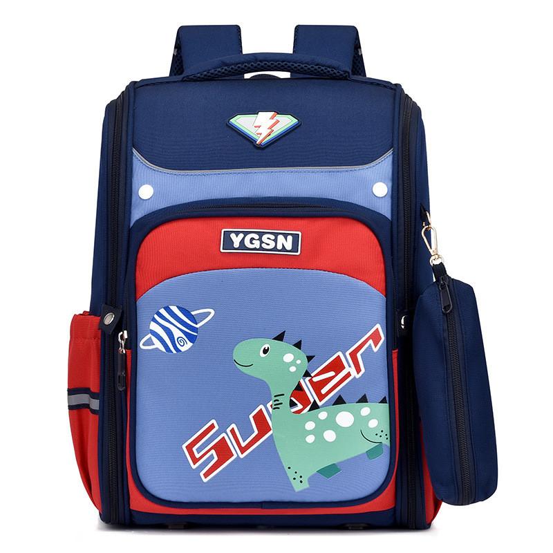 Adorable Cartoon Space Backpack For Kids Lightweight Durable Design For School Use