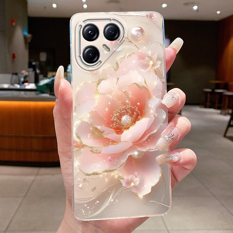 For Tecno Pova 7 Pro LJ8 Cases Pova7 Ultra LJ9 Neo LJ6 LJ7 Funda Flower Butterfly Phone Cover Soft Silicone Transparent TPU Case