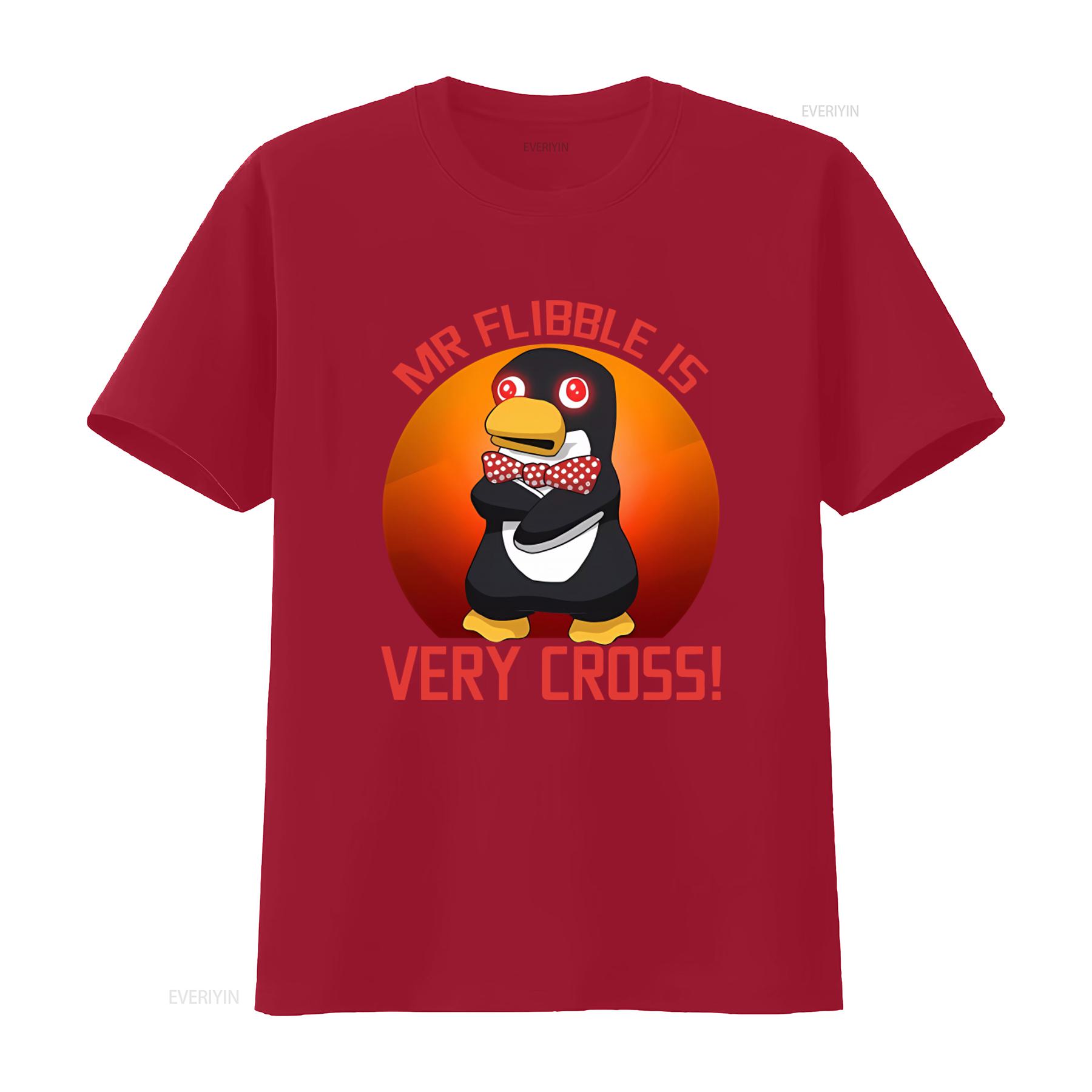 Mr Flibble Is Very Cross Funny Red Dwarf Inspired T Shirt Rimmer Geek Scifi vintage Washed fashion Comfortable S