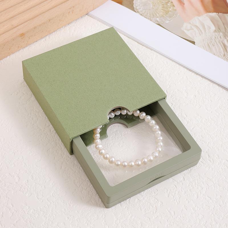 Transparente schwebende Display-Boxen Elastische PE-Folie Schmuckverpackungsbox Schmuck Halskette Ring Dichtungs-Antioxidans Sammlerstück Aufbewahrungsbox 10 Stück