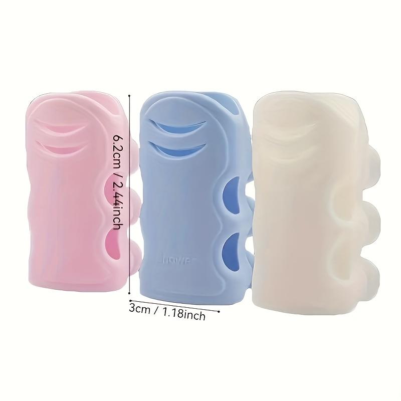 Strong Adsorption Silicone Shower Head Holder with Suction Cup Wall-Mounted Bracket for Bathroom, Fits Ceramic Metal and Glass Walls