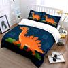 Kids Dinosaur Set For Playtime Soft Comfortable Duvet Cover Bedding Set Included 1*Duvet Cover & 2*Pillowcases, Gift