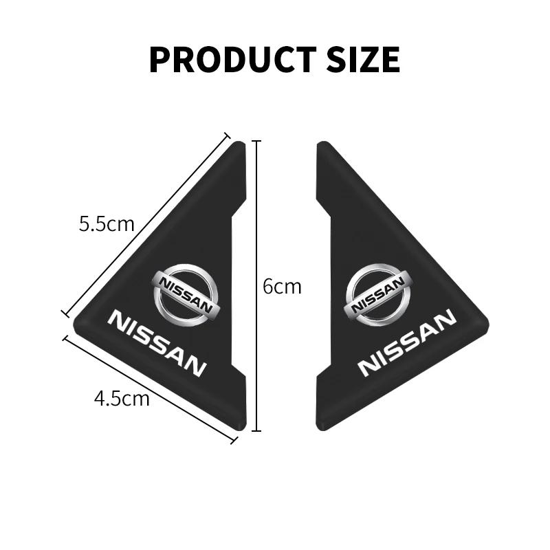 Copertura Protettiva Angolare Porta Auto in Silicone Paracolpi Anti-collisione Angoli Porta per Nissan Qashqai X J10 J11 Trail Tiida Teana