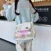 Women's bag new transparent shoulder bag trendy fashion sweet messenger bag large capacity bag