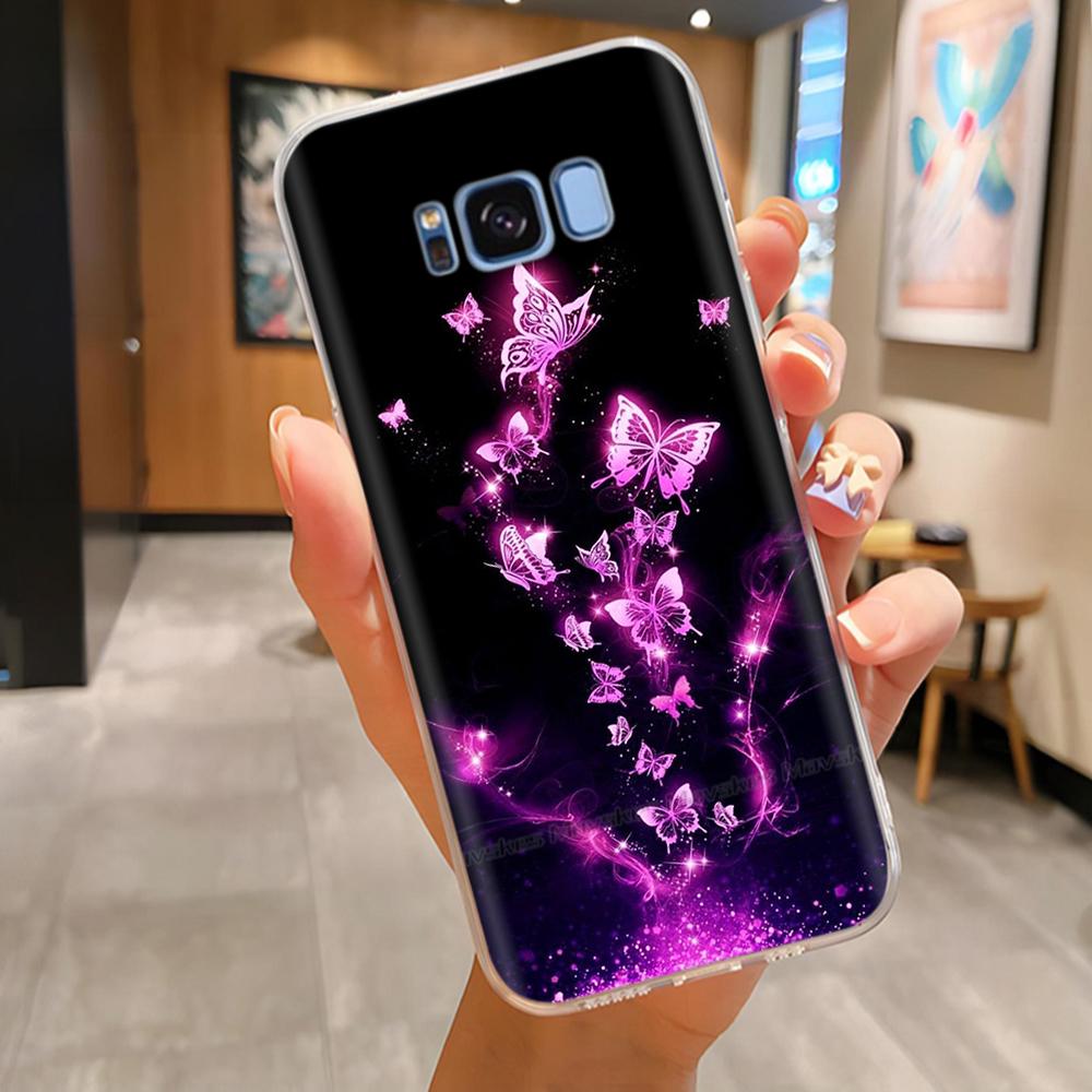 Case For Samsung Galaxy S8 Plus S 8 Phone Cover Cute Cartoon Cases Painted Soft TPU Coque For Samsung S8 S8+ Protective Fundas
