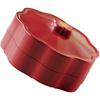 Candy Box Plastic Dry Fruit Container with Cover for Living Room 5 Compartments Snacks Organizer for Household Use