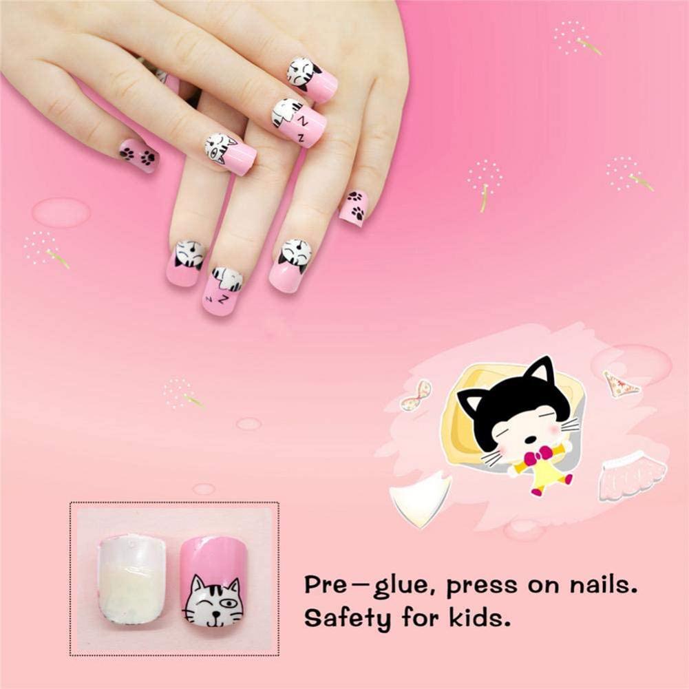 24pcs Nail Art Decoration Geometry Nails Tip Full Cover ABS False Nail Manicure Tools C27
