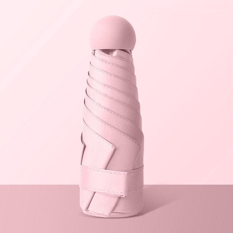 Compact UV Protection Dual-Use Mini Umbrella for Sun and Rain