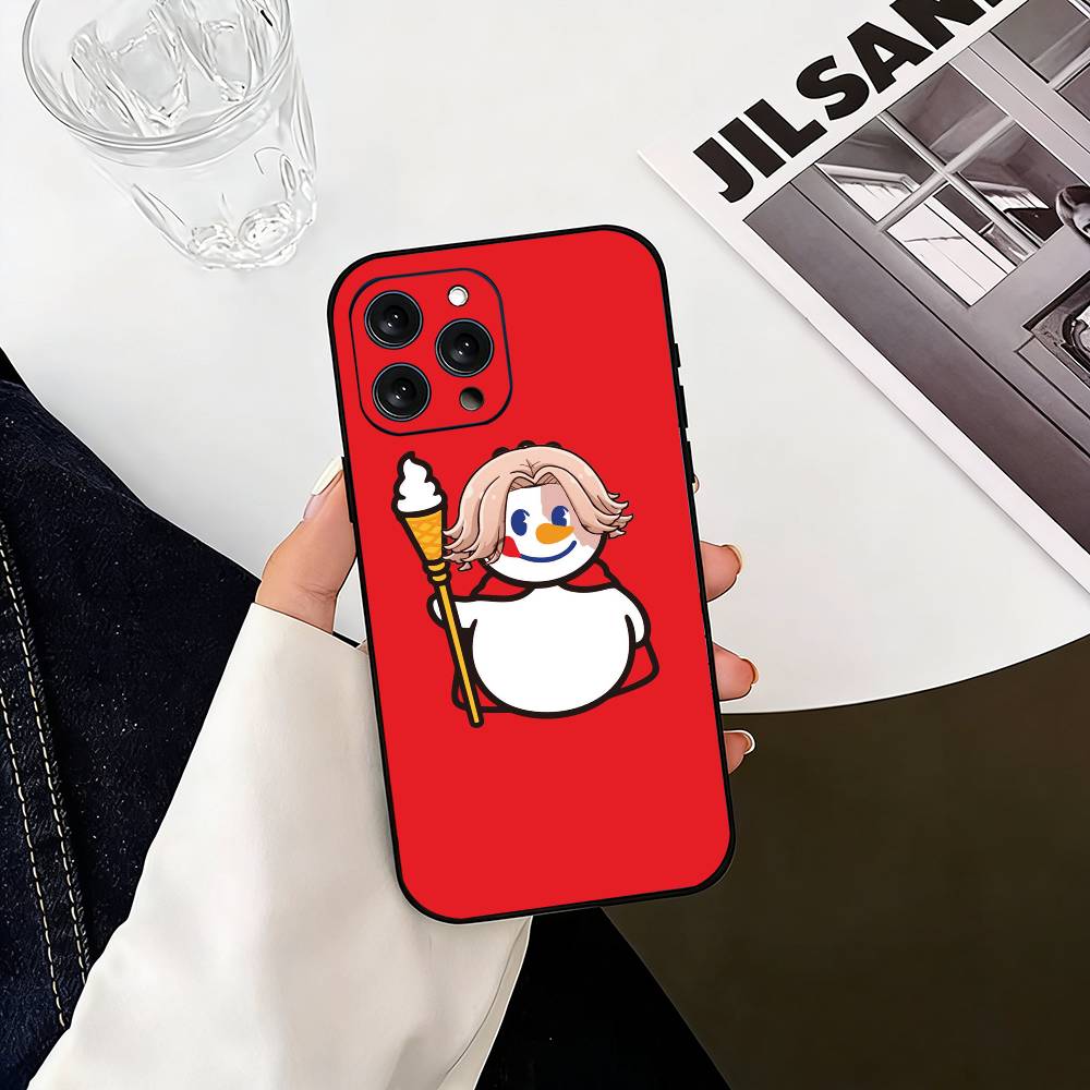 

M-Mi xue Snow k-King Phone Case For iPhone 17, 16,15,14,13,12,11 Plus,Pro Max, Others Soft Black Cover iPhone13