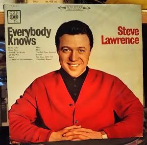 

LP Record STEVE LAWRENCE - Everybody Knows YS434C CORUMBIA 1965 Japan Pop Used
