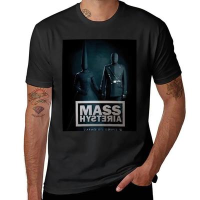 Mass Hysteria Art Tshirt Tops Summer Clothes Luxury Clothes Unisex