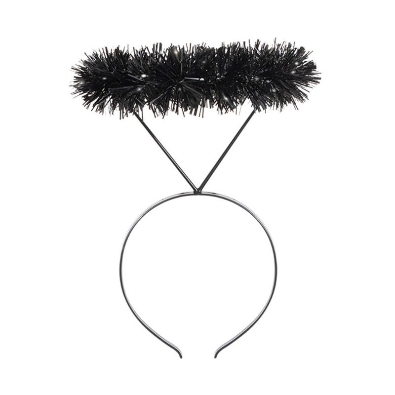 Angel Costume Accessory with Halos Headband Fairys Angel Wing Fairys Angel Wing for Halloween Cosplay Photograph Prop