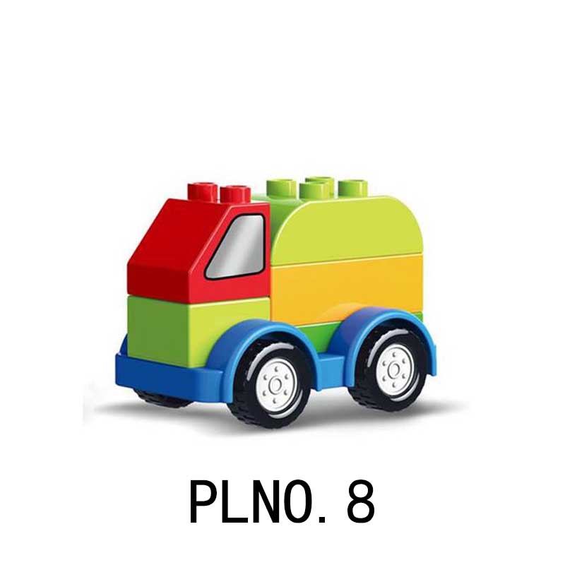 Building Blocks Excavators Trailer Toy Car Children's Educational Toys Compatible with Large Particle Blocks Creativity