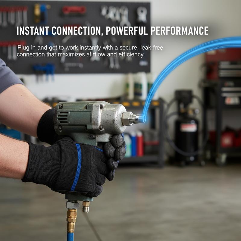 C Type Quick Connector Pneumatic Fitting Hose Coupler Plug High Pressure Durable Socket for Air Tool Maintenance