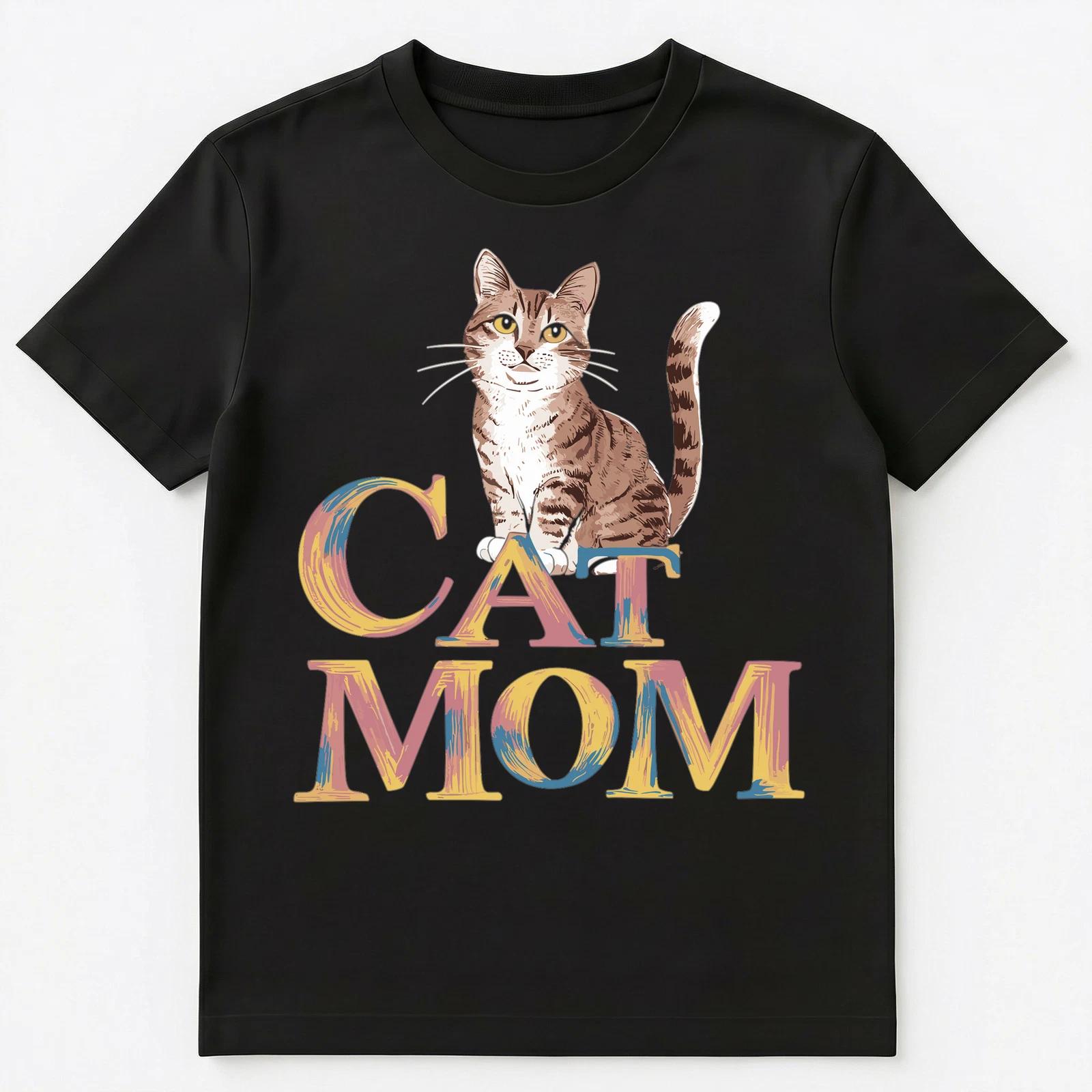 

Cute Cat Mom Unisex T-Shirt XL