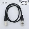 1m 1.8m 3meter 5m 3pin xlr Male To Female extend Cable Audio Output and Input Apply To KTV Microphone 3 core XLR Connection cord
