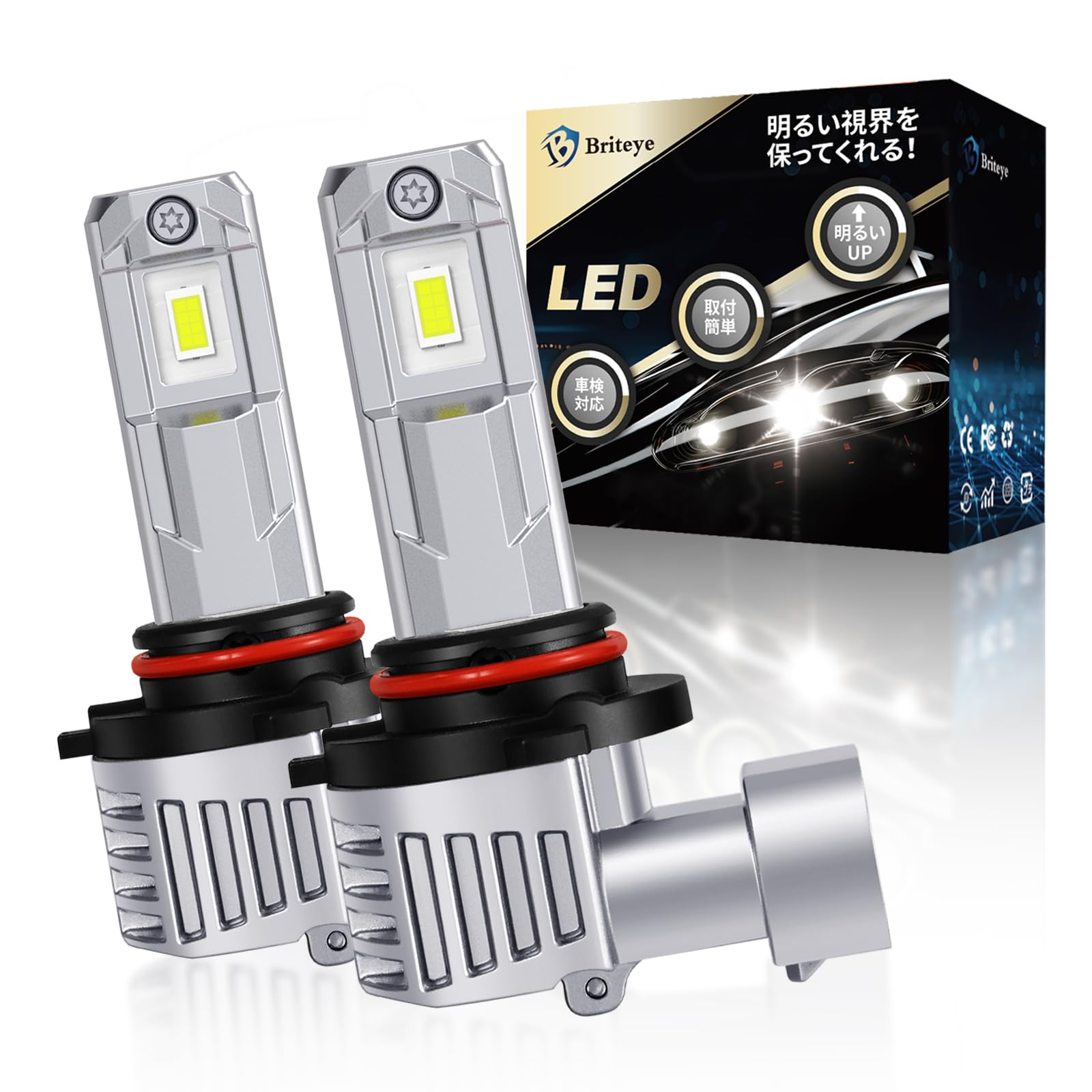 

Briteye LED Headlight 9005 HB3 High Beam LED Bulb for High Beam, Compatible with