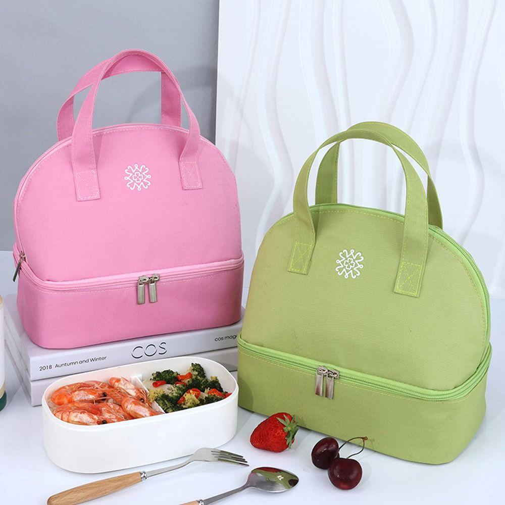 Picnic Insulated Bag For Women Korean Lunch Box Large Lunch Bag Fresh Cooler Bags Lunch Handbags