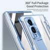 Luxury Plating Anti Falling Armor Case for Samsung Galaxy Z Fold 8 Wide Fold 3 4 5 6 7 8 Wireless Charging Clear Cover for Fold8