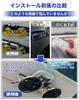 HUDIY Car Sunglasses Holder for the New Crown September 2022 Glasses for Car Easy Black (16th Generation, - Present), Leather-Look Holder,