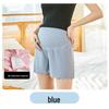 Maternity Ice Silk Safety Pants, Three-Quarter Length, Anti-Exposure, Lightweight for Summer.