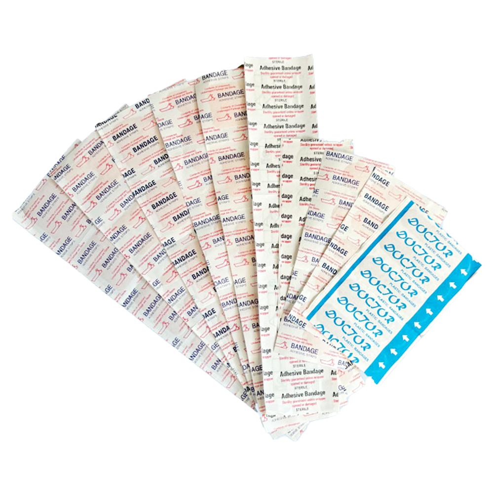50Pcs Variety Shapes Waterproof Bandage Breathable First Band Aid Wound Dressing Medical Tape Wound Plaster Bandaids