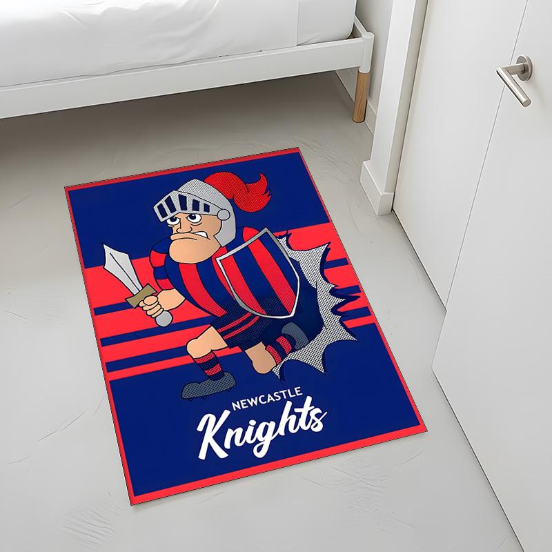Newcastle Knights (14) Rug Suitable For Living Rooms Bedrooms Computer Rooms Dining Areas And Placement Under Tables And Chairs Also An Ideal Choice F