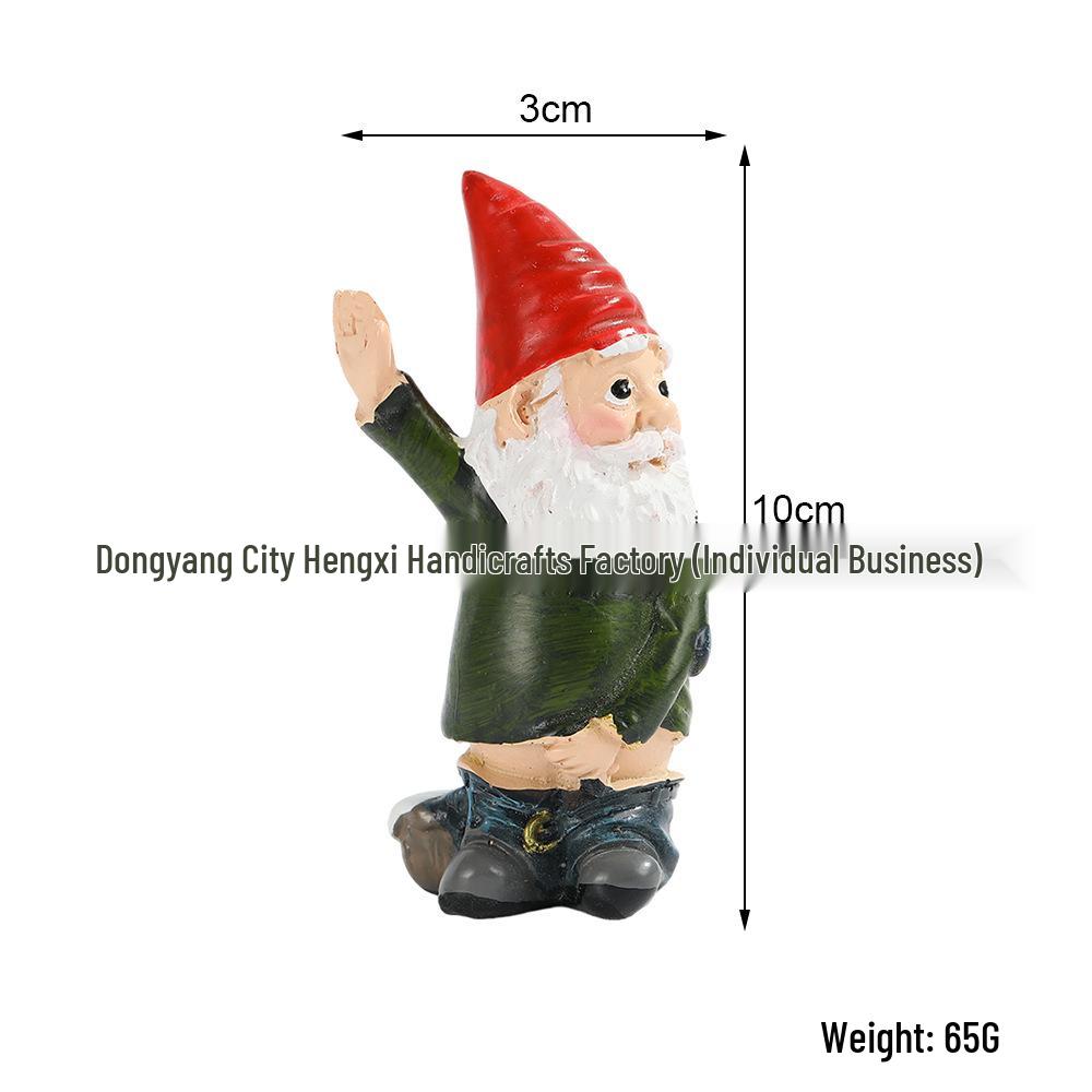 Santa Claus Resin Dwarf Christmas Garden Ornament