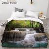 3D Duvet Cover Custom,Comforter/Quilt/Blanket Case Queen/King,Bedding 140x200/220x240/200x200 Quilt Cover Waterfall