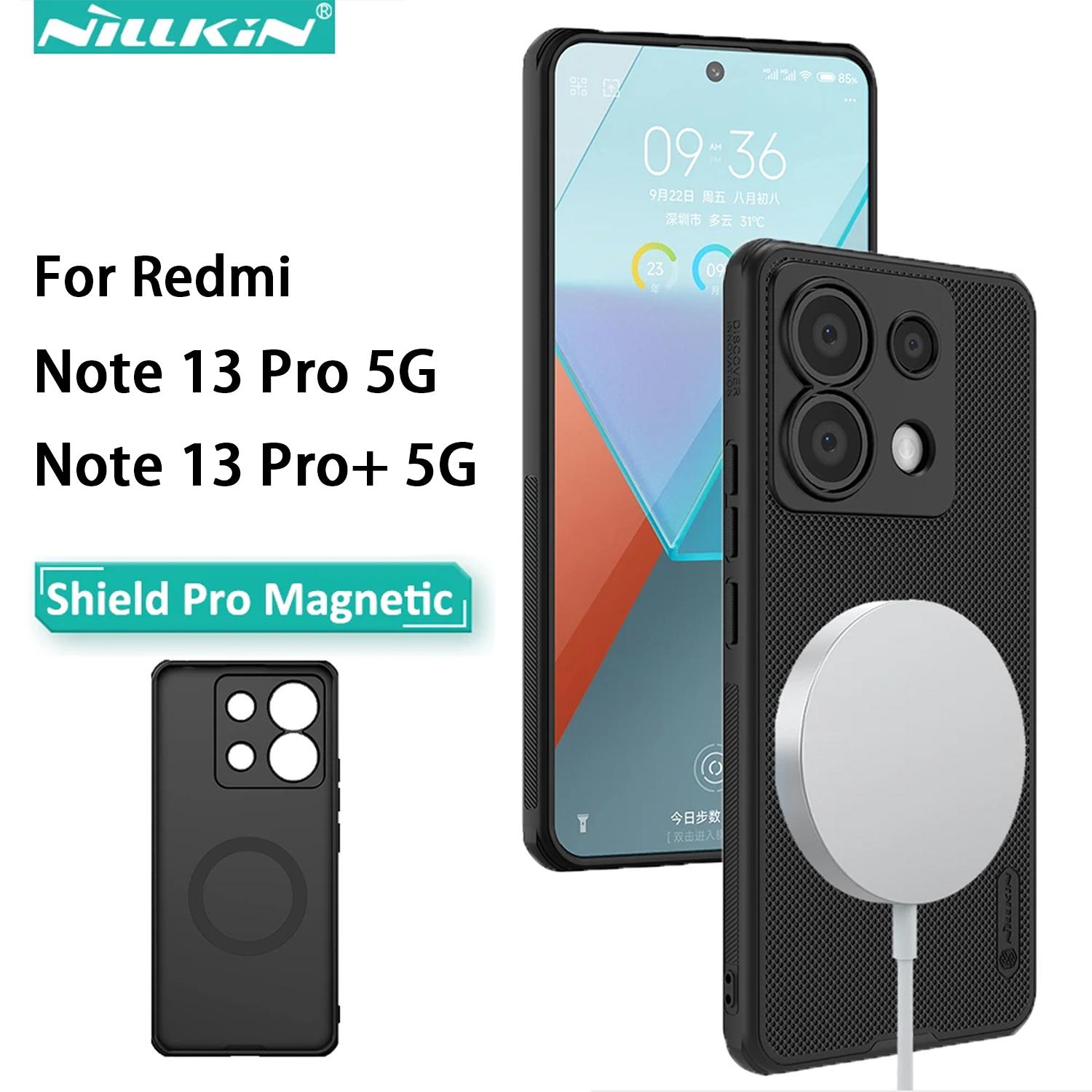 

Чехол для телефона Nillkin для Xiaomi Redmi Note 13 Pro/13 Pro Plus 5G, роскошный суперматовый экран Pro, магнитная задняя крышка