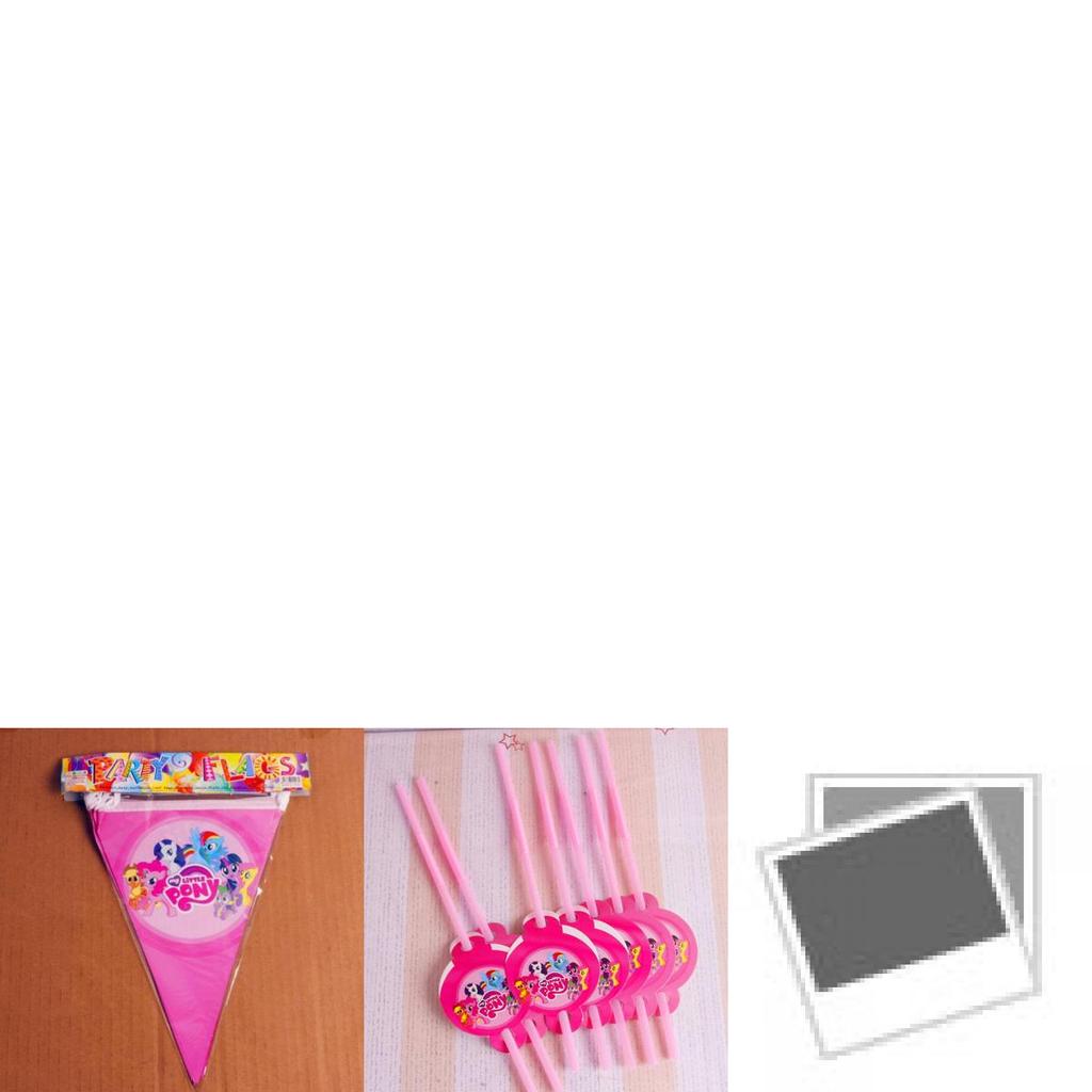 Adorável Louça Temática de My Little Pony para Meninas para Decoração de Festa de Aniversário Festiva