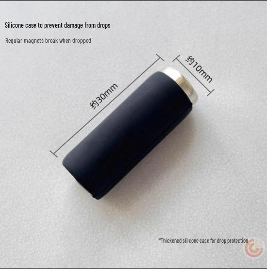 Magnete Triplo Occhio di Gatto: Strumento Magnetico per Unghie Cilindrico, Forte e Grande