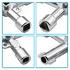 4in1 Tool Set Silver Key Wrench Electrical Elevator Control Cabinet Valve Inner Triangle Quadrangle Screwdriver