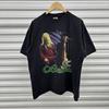 Maglietta Vintage Unisex a Maniche Corte con Stampa Doppia Faccia di Cenerentola XL