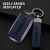 Estuche de Cuero de Aleación de Zinc para Llave de Coche Geely Galaxy Ex5 L6 L7 E5 Galaxy Starry 8 Emi No.1 Proton E.Mas E8 7 5 Llavero Estuche para Llave de Coche