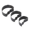 3PCS Moon Shape Cutting Dies Alloy Steel Hollow Leather Hole Punch Cutter for Crafts Making 70mm