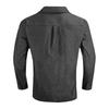 Men's Color Casual Loose Button-Down Collar Faux Pocket Long-Sleeved Shirt
