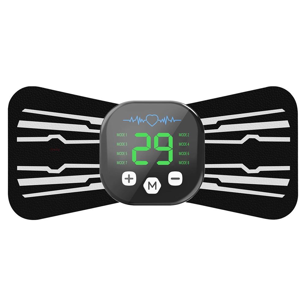 

EMS Neck Massager with Pulse, Portable Electric Neck & Shoulder Therapy Device, Mini Smart TENS Massage Pad