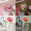 Glow-In-The-Dark Toilet Stickers Self-Adhesive Removable Suitable For Decoration On Toilets, Bathrooms, Windows And Walls