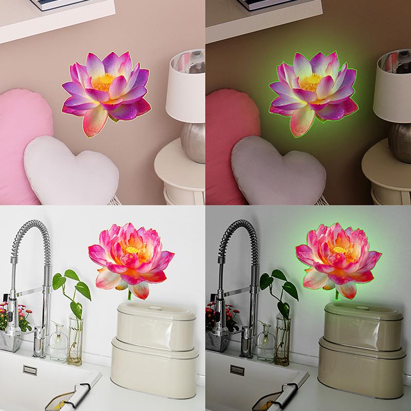Glow-In-The-Dark Toilet Stickers Self-Adhesive Removable Suitable For Decoration On Toilets, Bathrooms, Windows And Walls