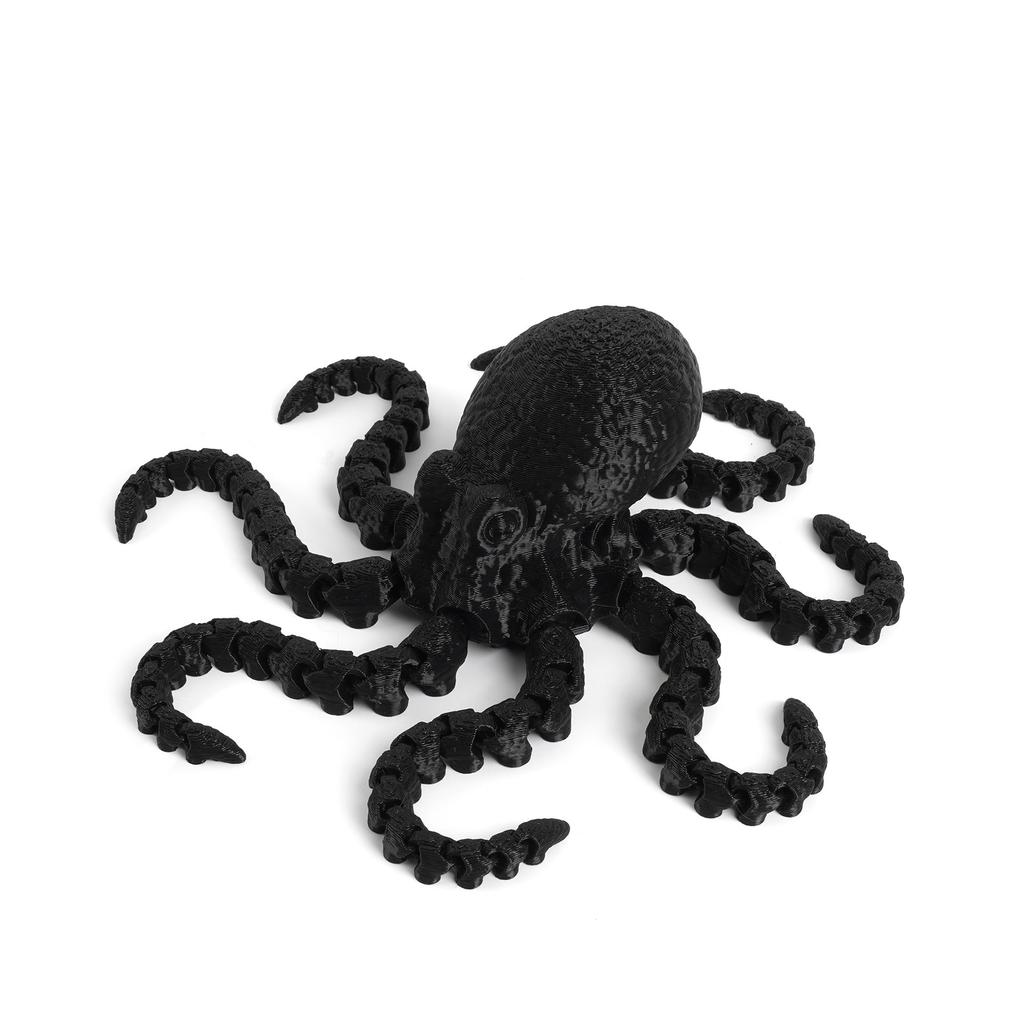 3D Printed Octopus Sea Animal Fidget Toys with Tentacles Stuff Things Flexible Reptiles Action Figures Cool Skeleton 15cm