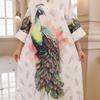 Women's Middle Eastern Abaya: Elegant Long Robe with Stylish Detailing, Perfect for Dubai and Turkey Fashion.