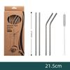 GIANXI Stainless Steel Straw Healthy Eco Friendly Straws For Drinks Reusable Straws Set With Cleaner Brush Drinkware Accessories