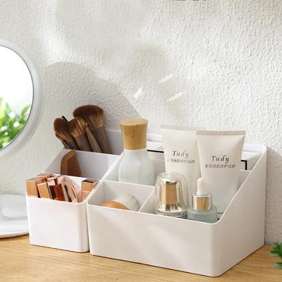 Wholesale Desktop Storage Box Home Office Cosmetic Plastic Box Stationery Pen Multifunctional Organizing Storage Box Remote Control YLE342