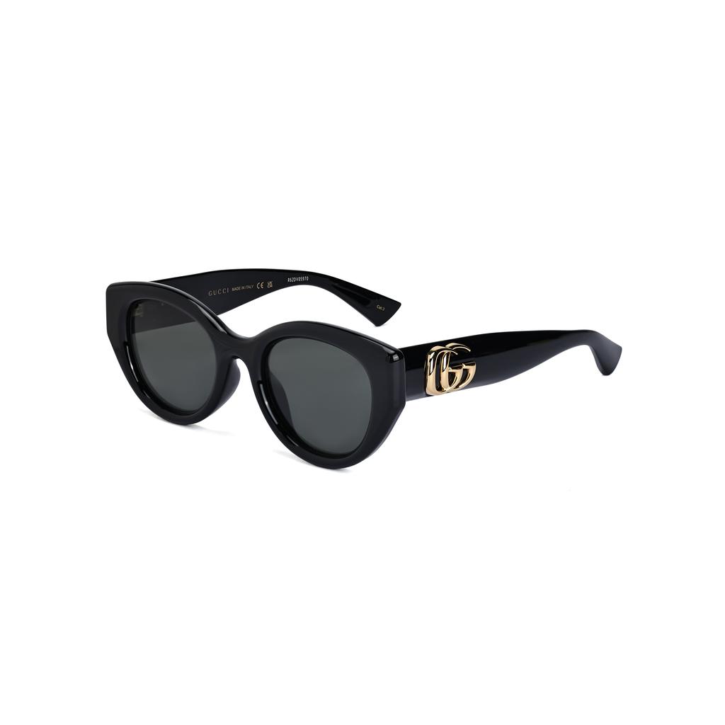 Gucci Logo Injection Cat Eye Sunglasses Women Sunglasses Black GG1976SK001