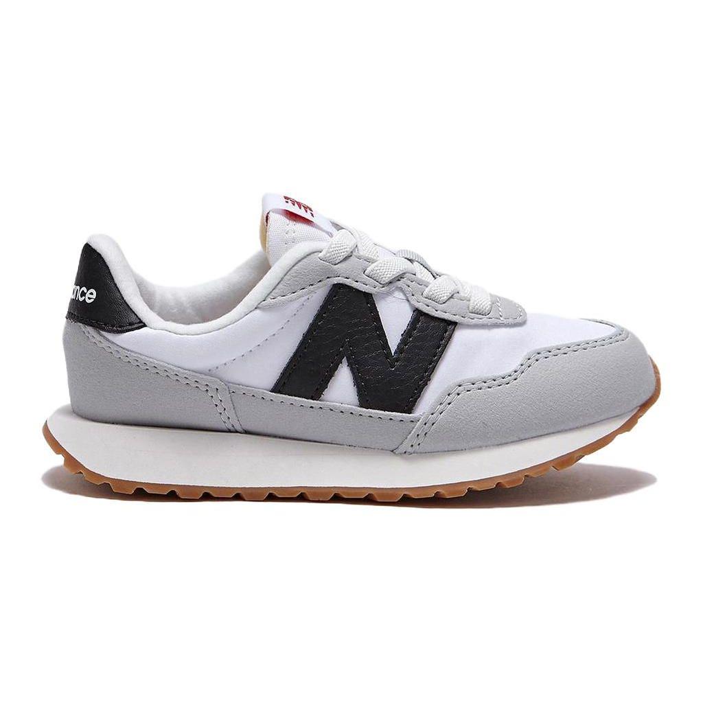 New Balance NB 237 Comfortable Versatile Shock Absorbing Durable Low Top Kids Running Shoes Kids running shoes Gray White PH237CG