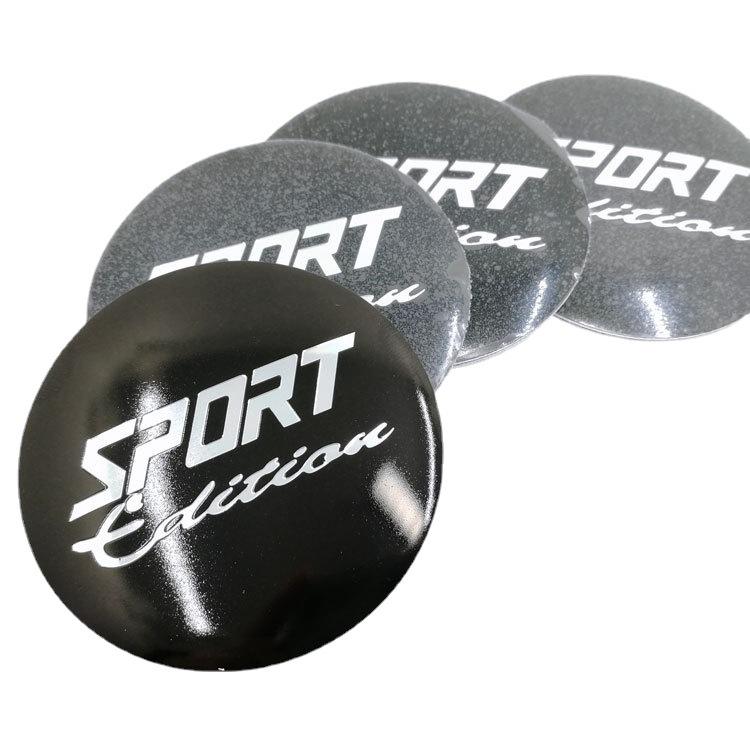 Sport Style Aluminum Alloy Car Wheel Hub Stickers 45MM & 56MM