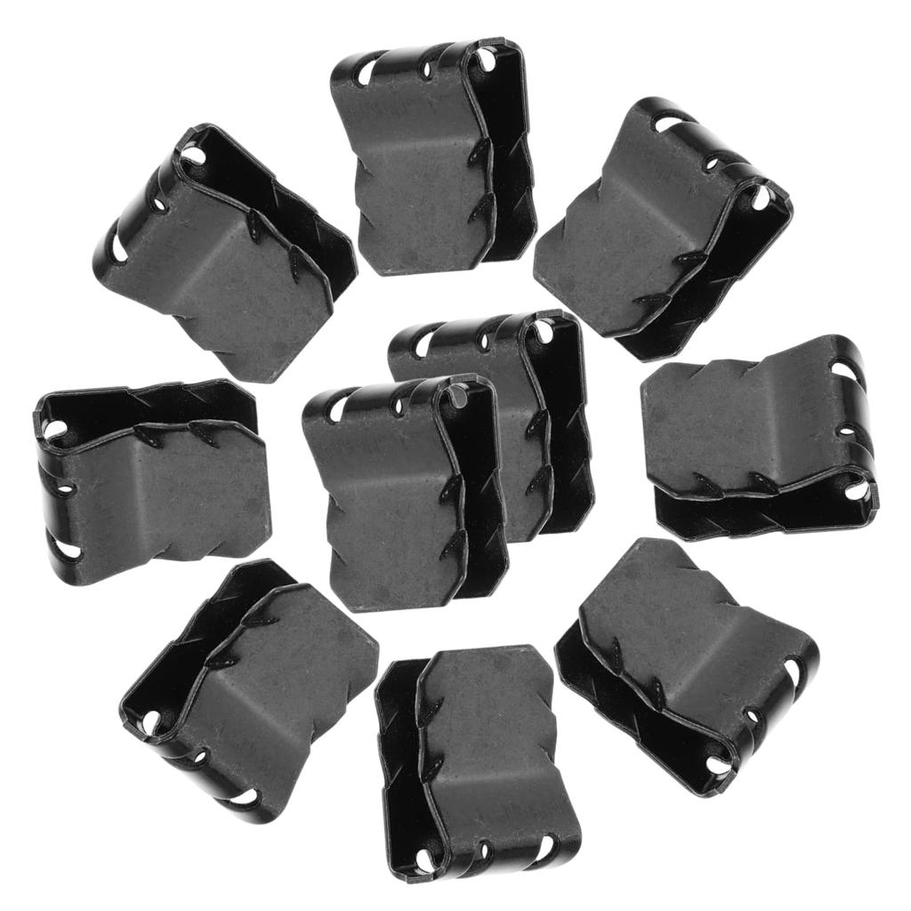 Mobestech 10pcs Fender Buckle Metal Clips and Fasteners Wire Cover Car Door Panel Buckle