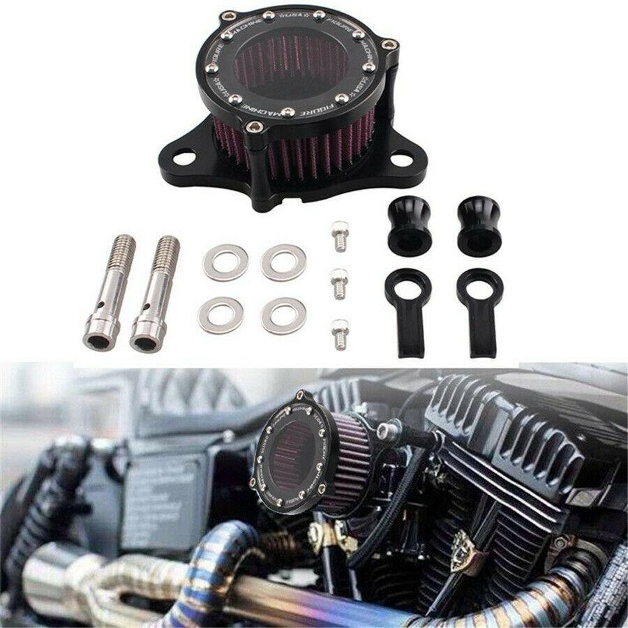 1x Air Cleaner Intake Filter System+Set of Mounting Accessories Re-usable