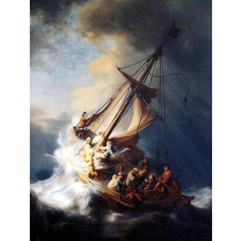 5D DIY Diamond Painting Dusk and Sailing Diamond Embroidery Cross Stitch Kit Full Rhinestone Mosaic Home Decor